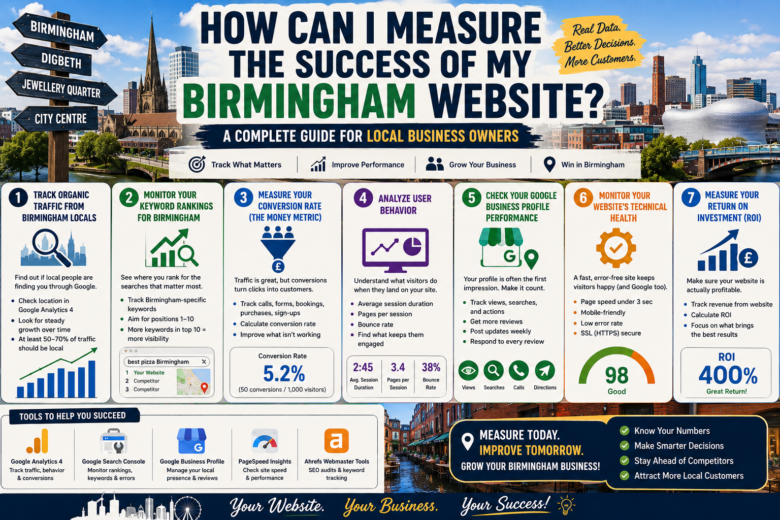 Measuring Birmingham website success guide