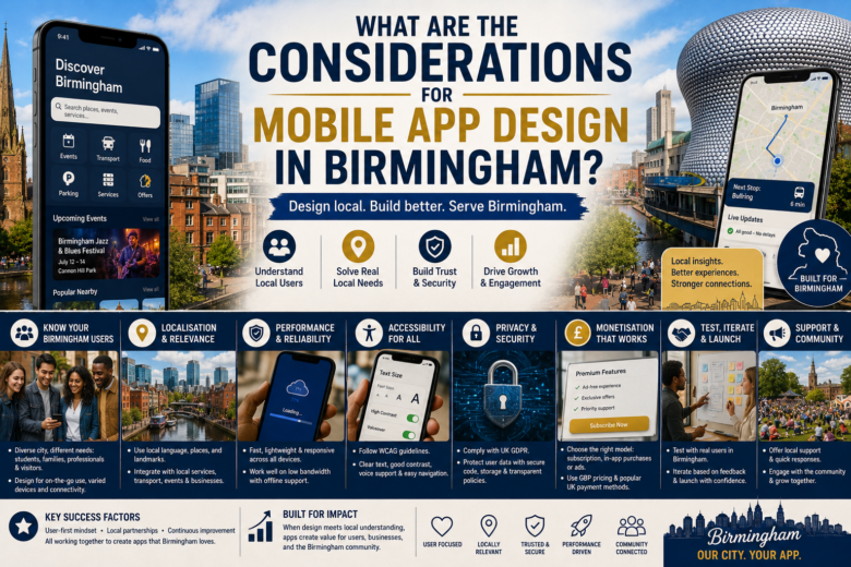 Mobile app design for Birmingham success